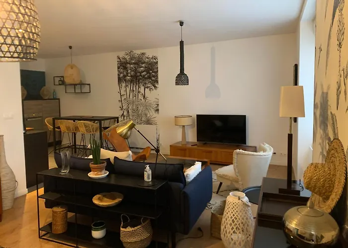 Appartement En Rdc Chaleureux A 100M Des Plages Et Du Centre Ville